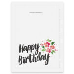 Printable Birthday Card For Her