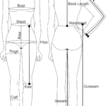 Printable Body Measurement Chart Sewing Measurements Sewing Design