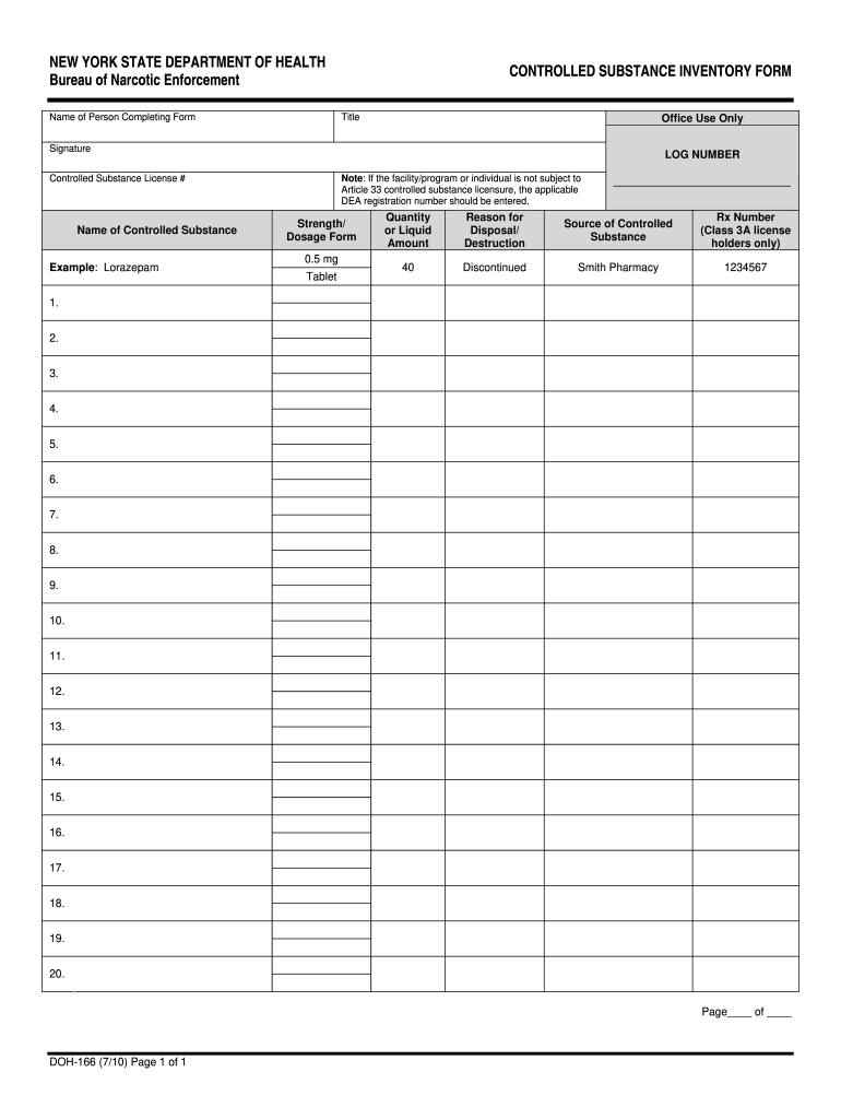 Printable Controlled Substance Log Fill Online Printable Fillable 