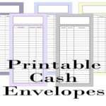 Printable PDF Cash Envelopes Set Of 5 Budget Planning Etsy Cash