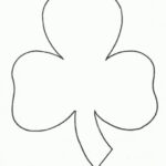 Shamrock Templates Printable Shamrock Template St Patricks Day