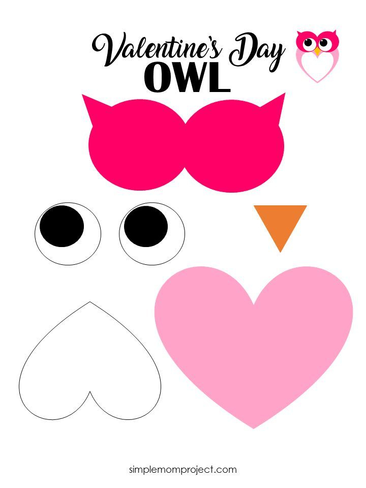 Simple Handmade Valentine s Day Owl Card With FREE Printable Templates 