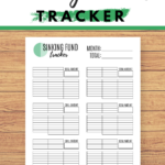 Sinking Funds Tracker Sinking Fund Printable Sinking Funds Etsy In