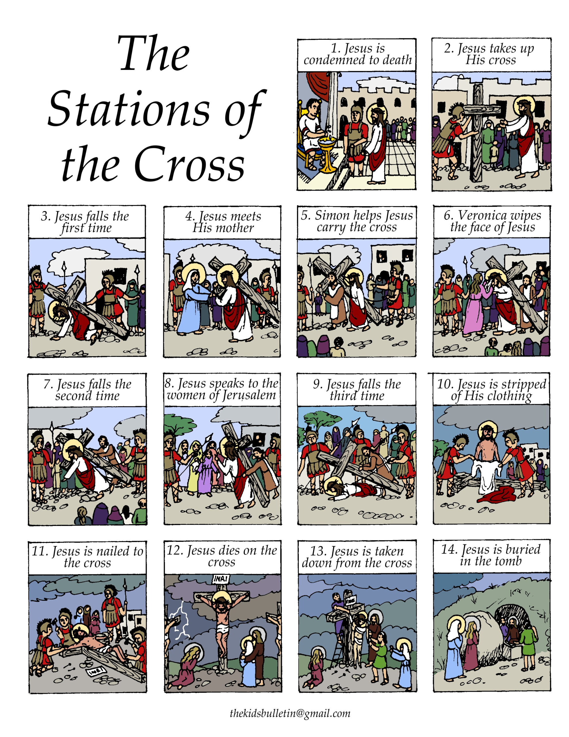 Stations Of The Cross The Kids Bulletin