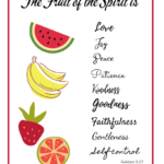 Ten Free Fruit Of The Spirit Bible Printables