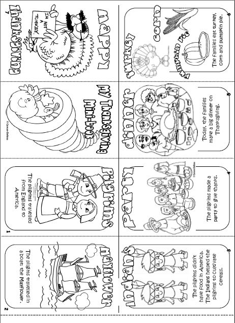 Thanksgiving Mini book Thanksgiving Worksheets Thanksgiving School 