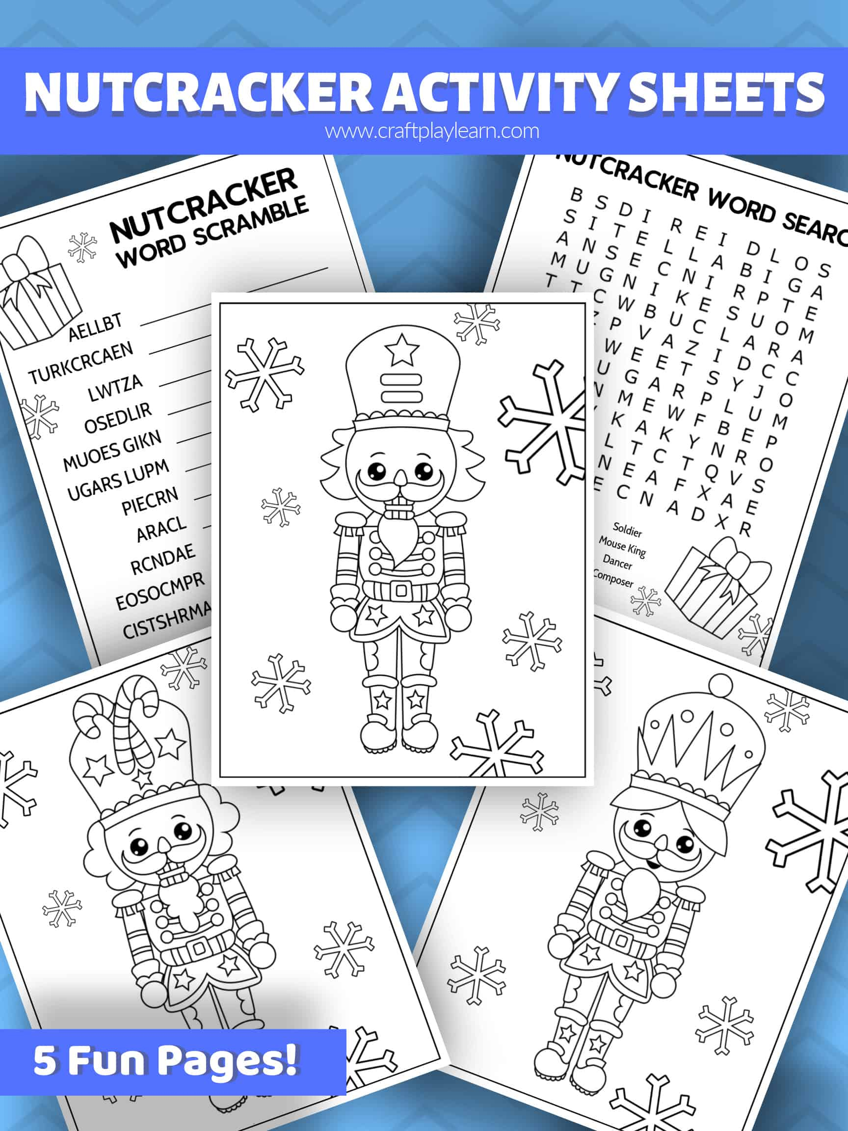 The Nutcracker Coloring Pages Craft Play Learn