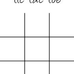 Tic Tac Toe Board Printable 5 Minutes For Mom