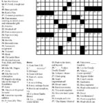 Usa Today Crossword Printable Version Printable Crossword Puzzles