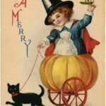 Vintage Sweet Halloween Witch Image Darling The Graphics Fairy