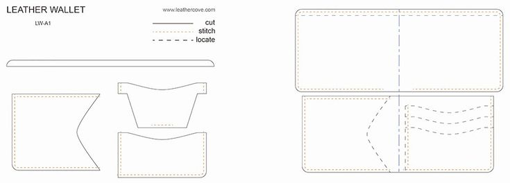 Wallet Card Template Free Inspirational Leather Wallet Pattern Pdf 