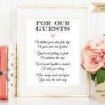 Wedding Bathroom Basket Sign PRINTABLE FILE Wedding