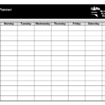 Weekly Planner Template PDF Weekly Planner Template Free Weekly