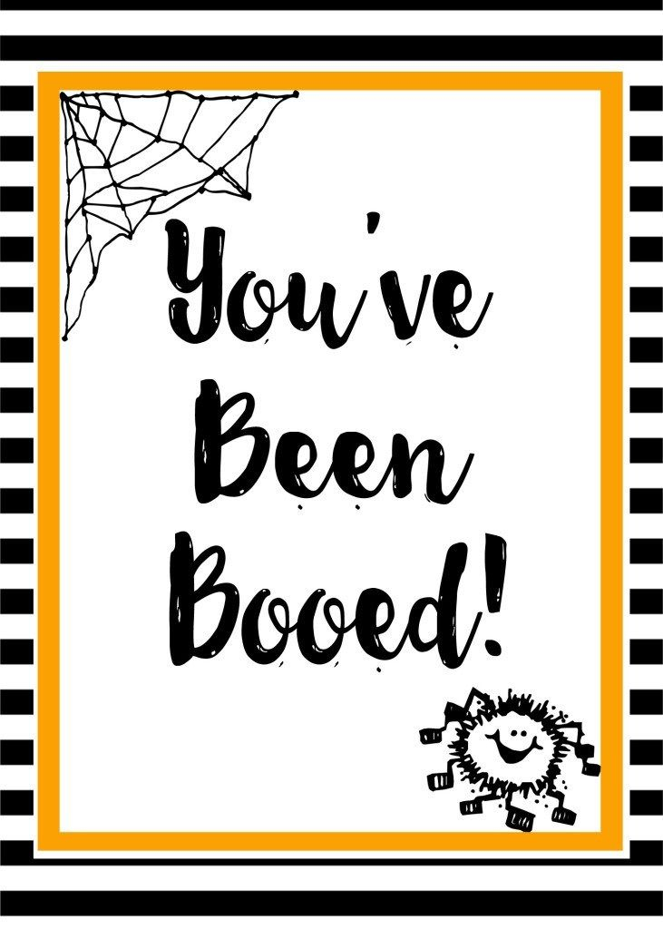 You ve Been Booed free Printable Leah With Love You ve Been Booed 