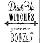 You ve Been BOOZed Free Printable South Lumina Style Halloween