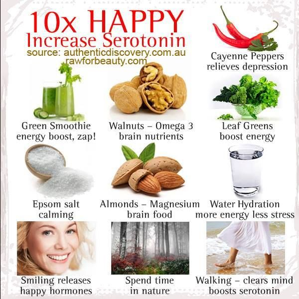 10x Happy How To Increase Your Serotonin Serotonin Foods Brain 