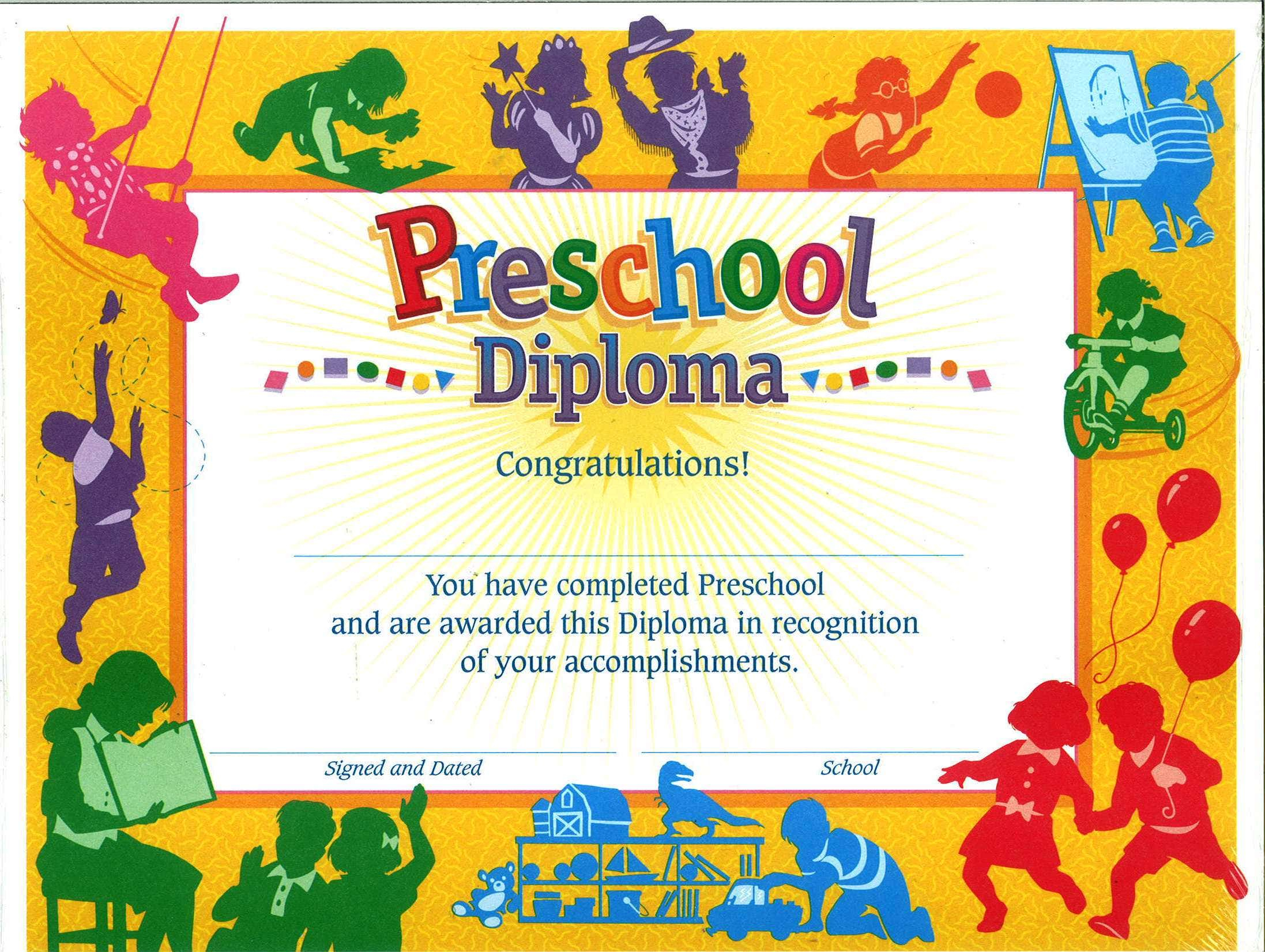 11 Preschool Certificate Templates PDF Free Premium Templates