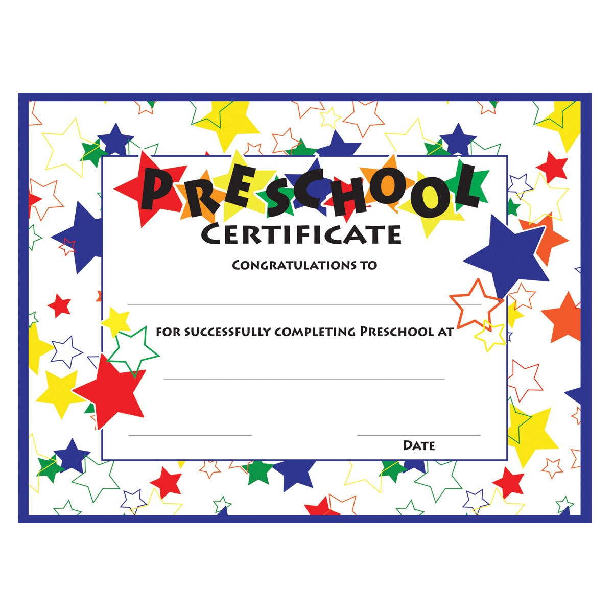 11 Preschool Certificate Templates PDF Free Premium Templates