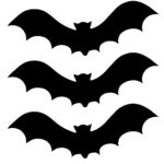 15 Best Halloween Bat Stencil Cutouts Printable Printablee