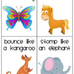 20 Animal Movement Cards Animal Movement Preschool Music Preschool