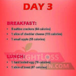 3 Day Military Diet Plan 10 Pounds 3 Day Military Diet Plan Before