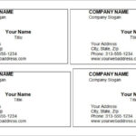 44 Free Blank Business Card Templates AI Word PSD Free Premium