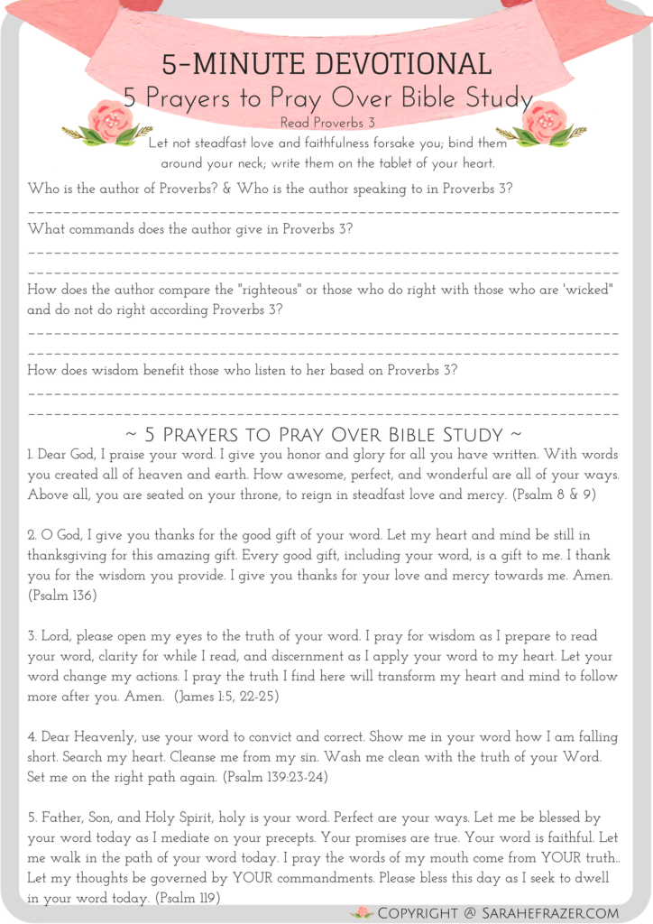 5 Minute Devotionals Sarah E Frazer