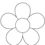 5 Petal Flower Template Free Printable Free Printable