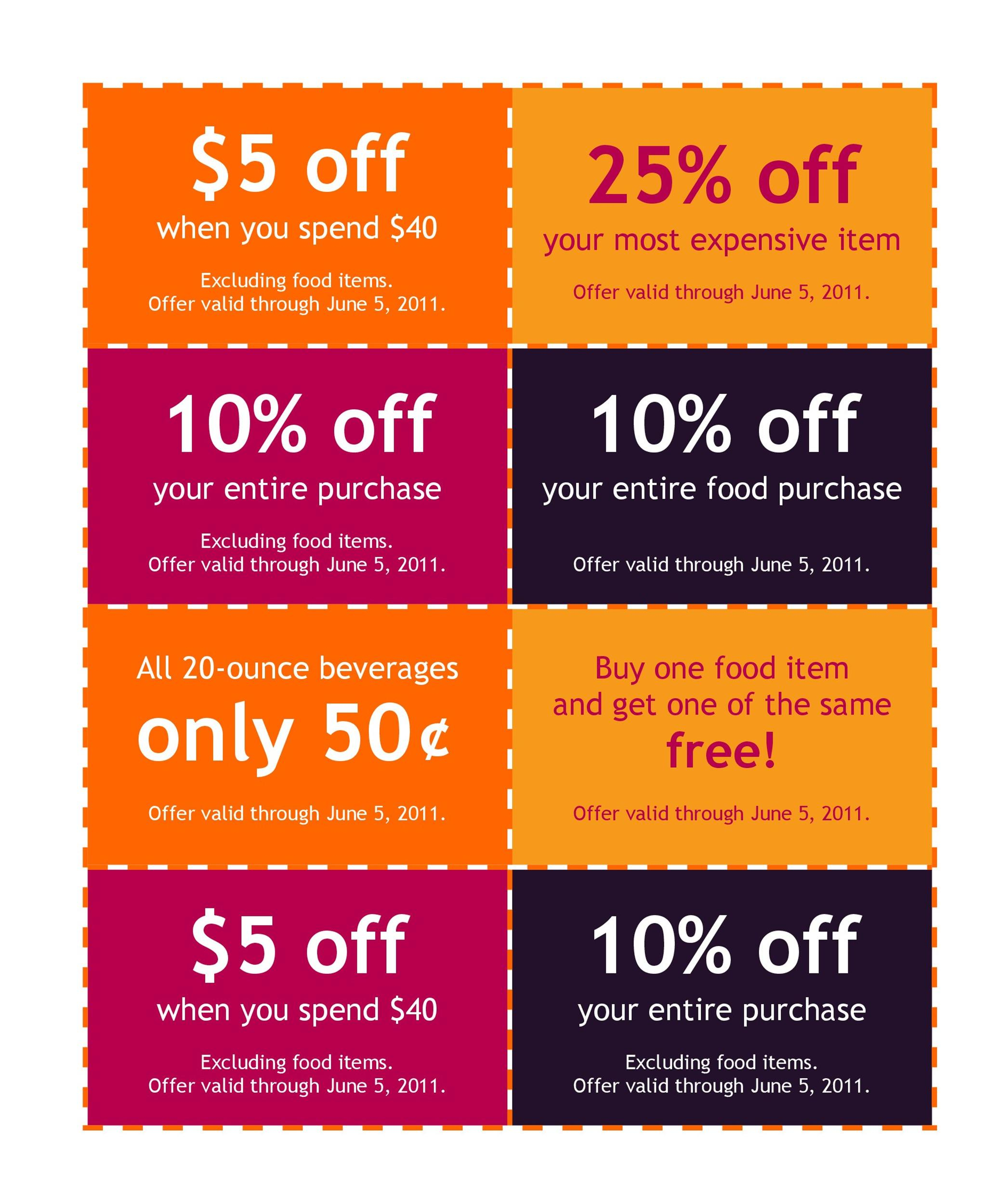 50 Free Coupon Templates TemplateLab