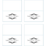 50 Printable Place Card Templates Free TemplateLab