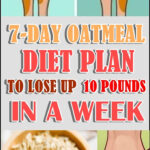 7 DAY OATMEAL DIET PLAN TO LOSE UP 10 POUNDS IN A WEEK Oatmeal Diet
