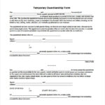 9 Temporary Guardianship Form Templates To Download Sample Templates