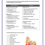 At The Restaurant Worksheet Free ESL Printable Worksheets Made By