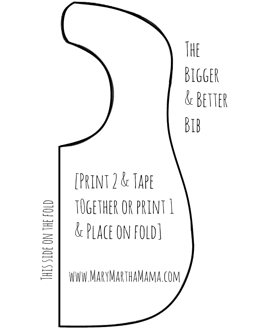 Bib Pattern For Beginners You Can Make This Mary Martha Mama