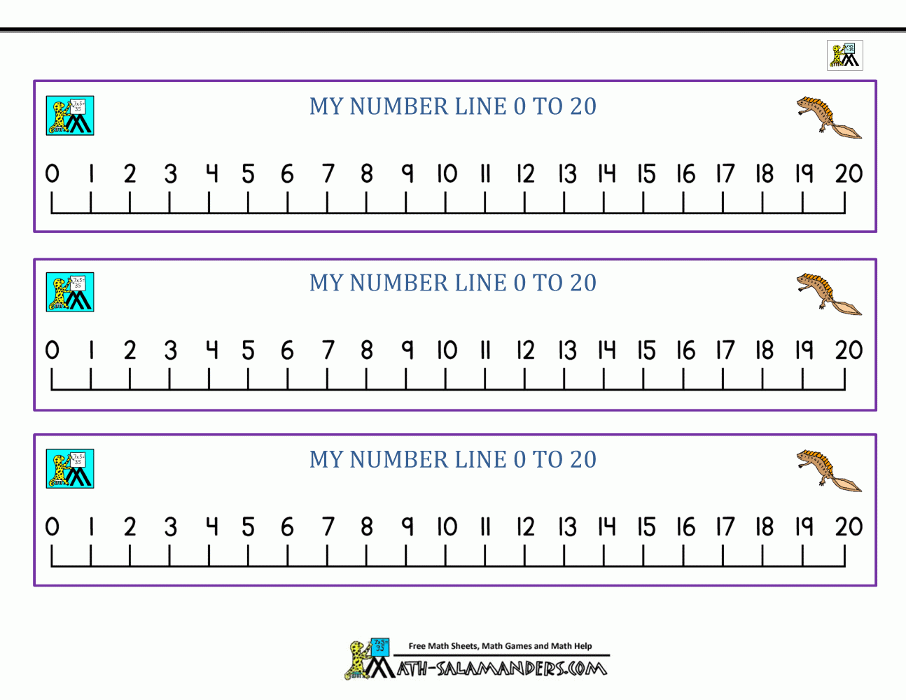 Breathtaking Printable Number Line 1 20 Gary Website