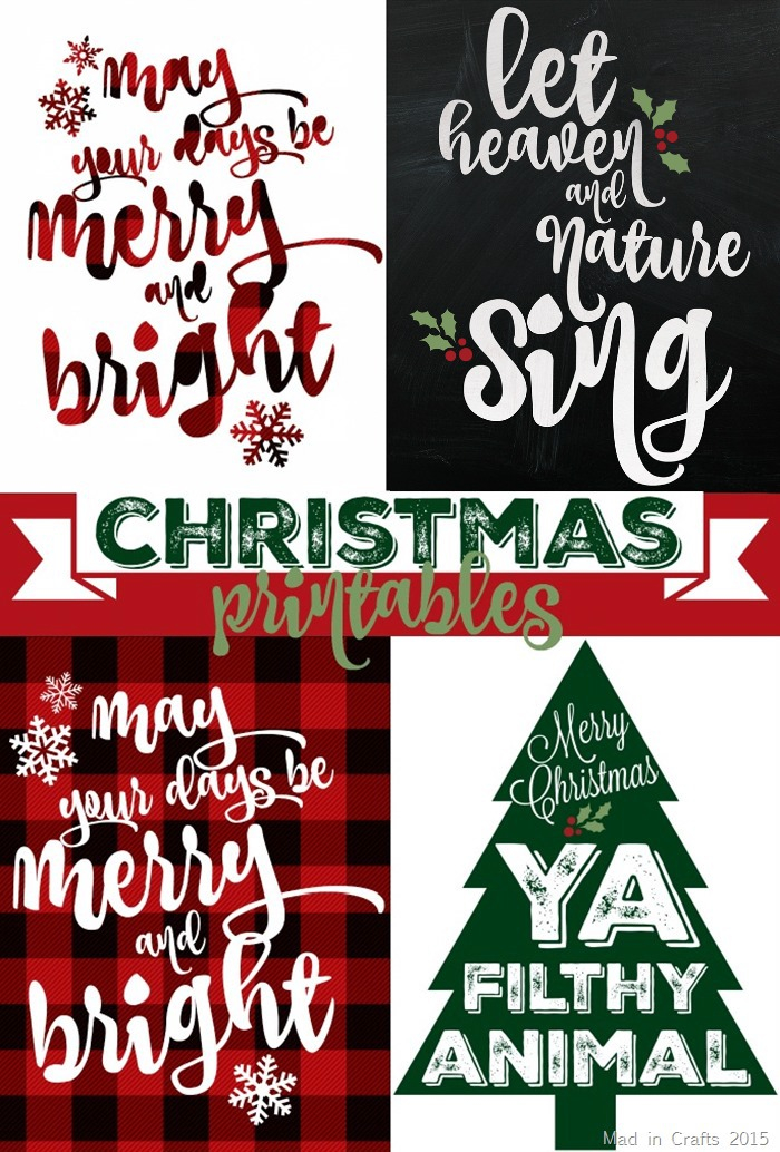 Christmas Home Printables Free Printables Included