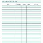 Condo Budget Template New Monthly Bud Planner Free Printable Bud