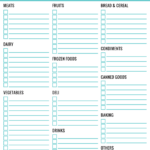Customisable Grocery Shopping List A Free Printable Stay At Home Mum