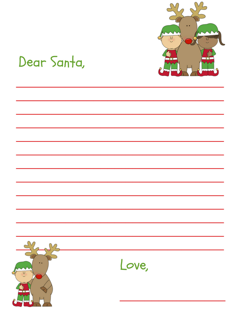 Dear Santa Letter Free Printable For Kids And Grandkids An Alli Event