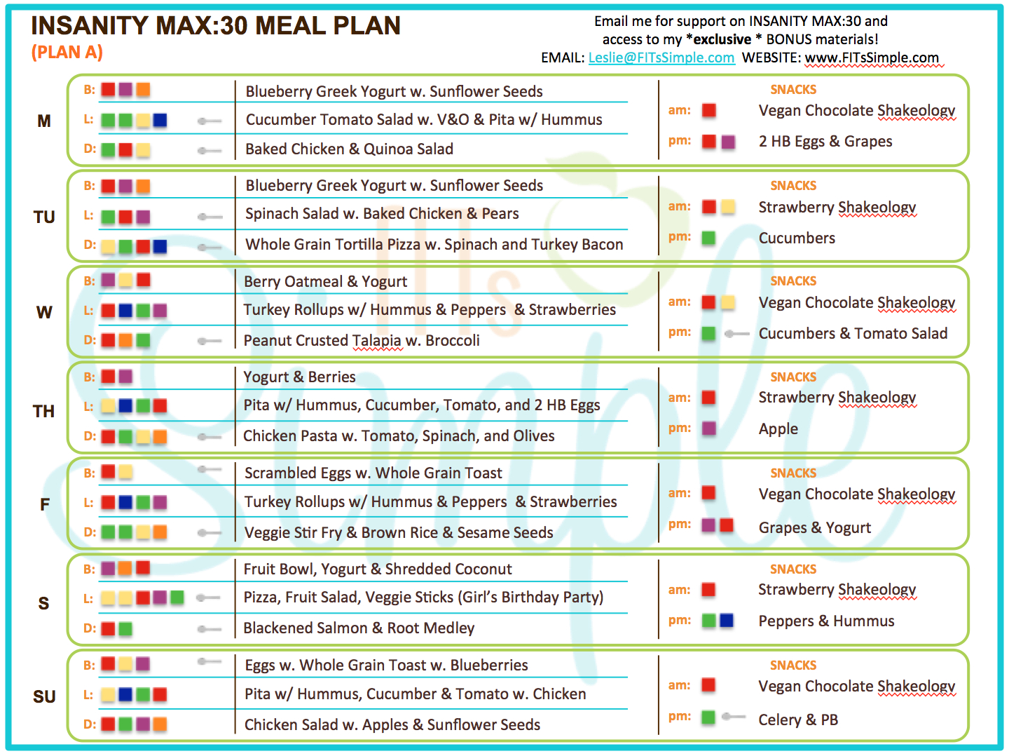 Diet And Exercise Plan 1 Month Diet Plan