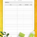 Download Printable Simple Budget Template PDF