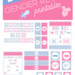 Download These Cute FREE Gender Reveal Printables Catch My Party