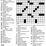 Easy Crossword Puzzles For Seniors Simple Free Printable Crossword