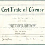 Explore Our Example Of Pastor Ordination Certificate Template