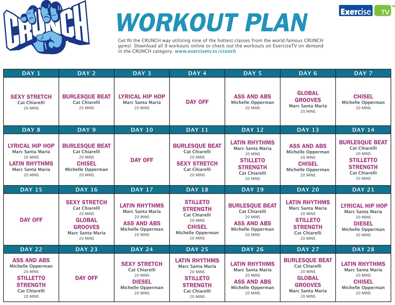 Fitness Workout Plan To Lose Weight