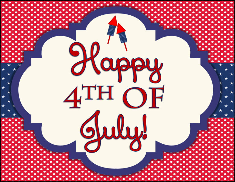 FREE 4th Of July Party Printables By Designs By Serendipity Catch My