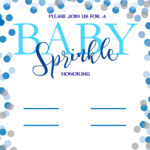 FREE Baby Boy Sprinkle Baby Shower Invitation Templates FREE