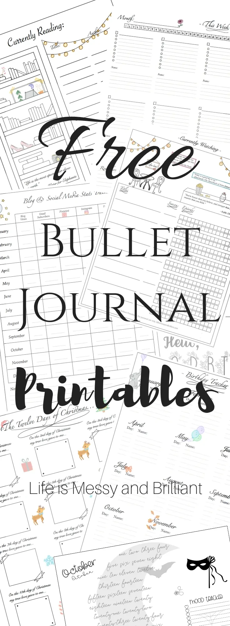 FREE Bullet Journal Printables