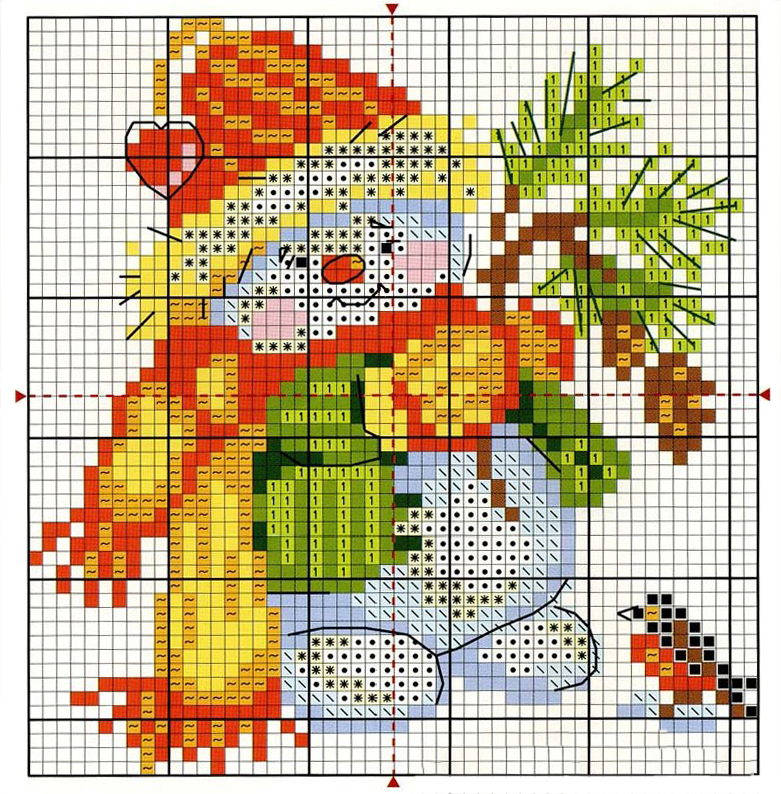 Free Cross Stitch Pattern Snowman DIY 100 Ideas