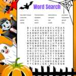 Free Halloween Word Search Printable For Kids